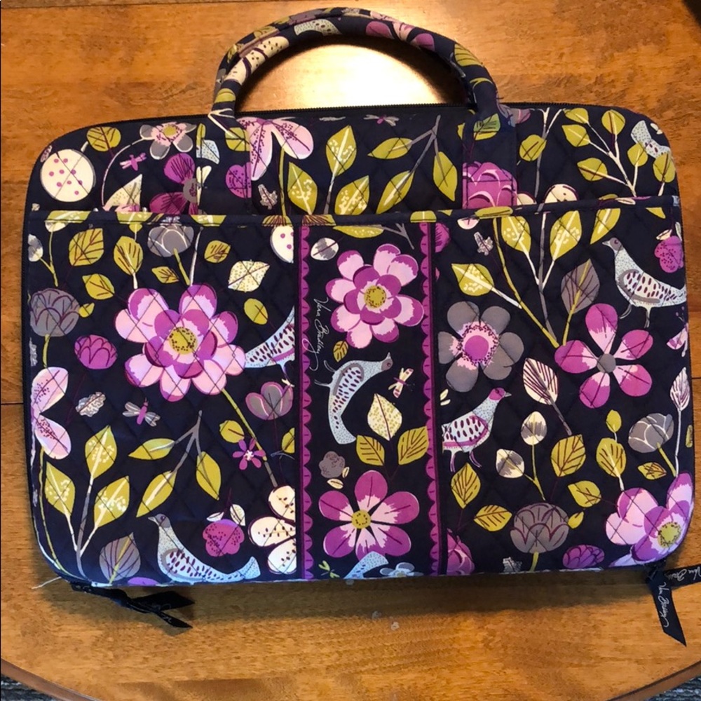 Vera Bradley 15 inch laptop bag with handles